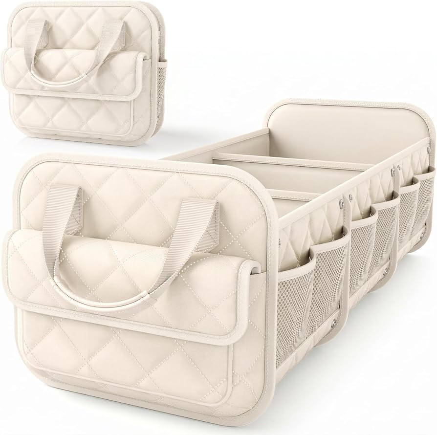 HOTOR Car Trunk Organizer for Women & Men Foldable SUV Storage Accessories | Amazon (US)