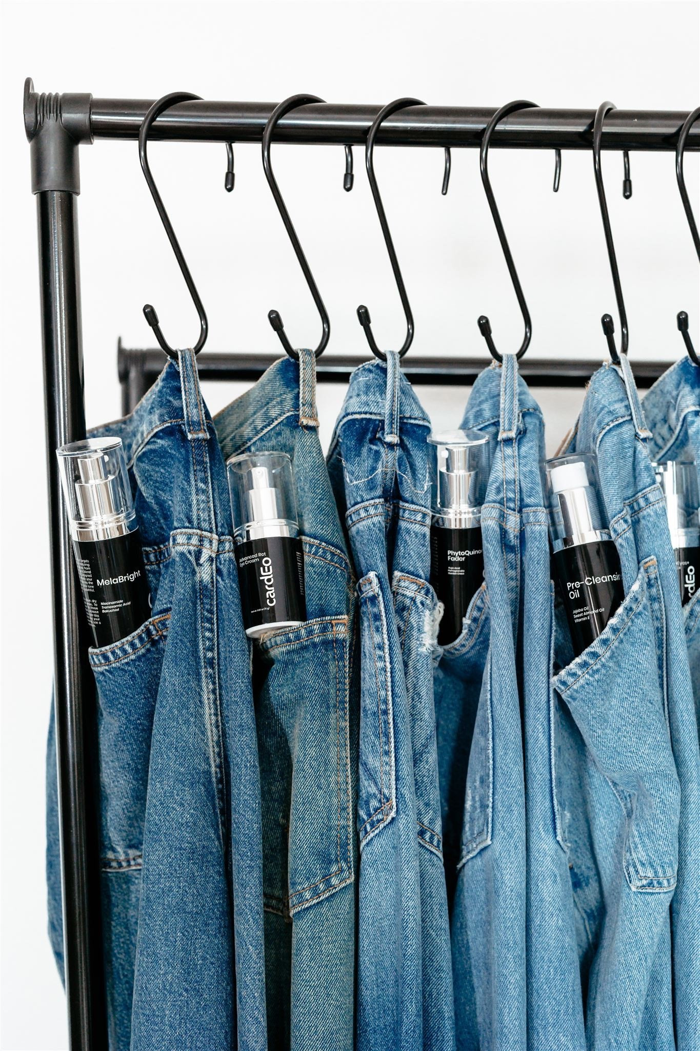 I keep my jeans organized and on display with these “S” hooks. A life and space-saver!

#LTKValentine #LTKootd