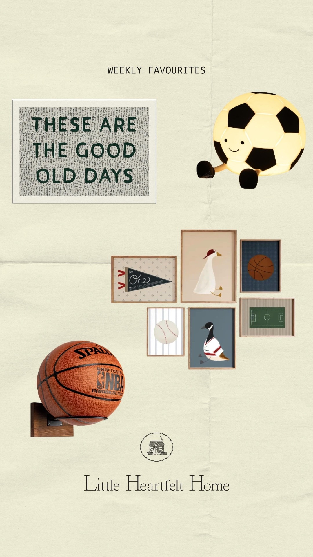Decor finds for boys ⚽️🏀
Sharing some of my favorite sporty + playful pieces that still feel elevated and timeless. Perfect for a room that grows with them.

Everything linked ✨

#LTKcanada #LTKkids #LTKhome