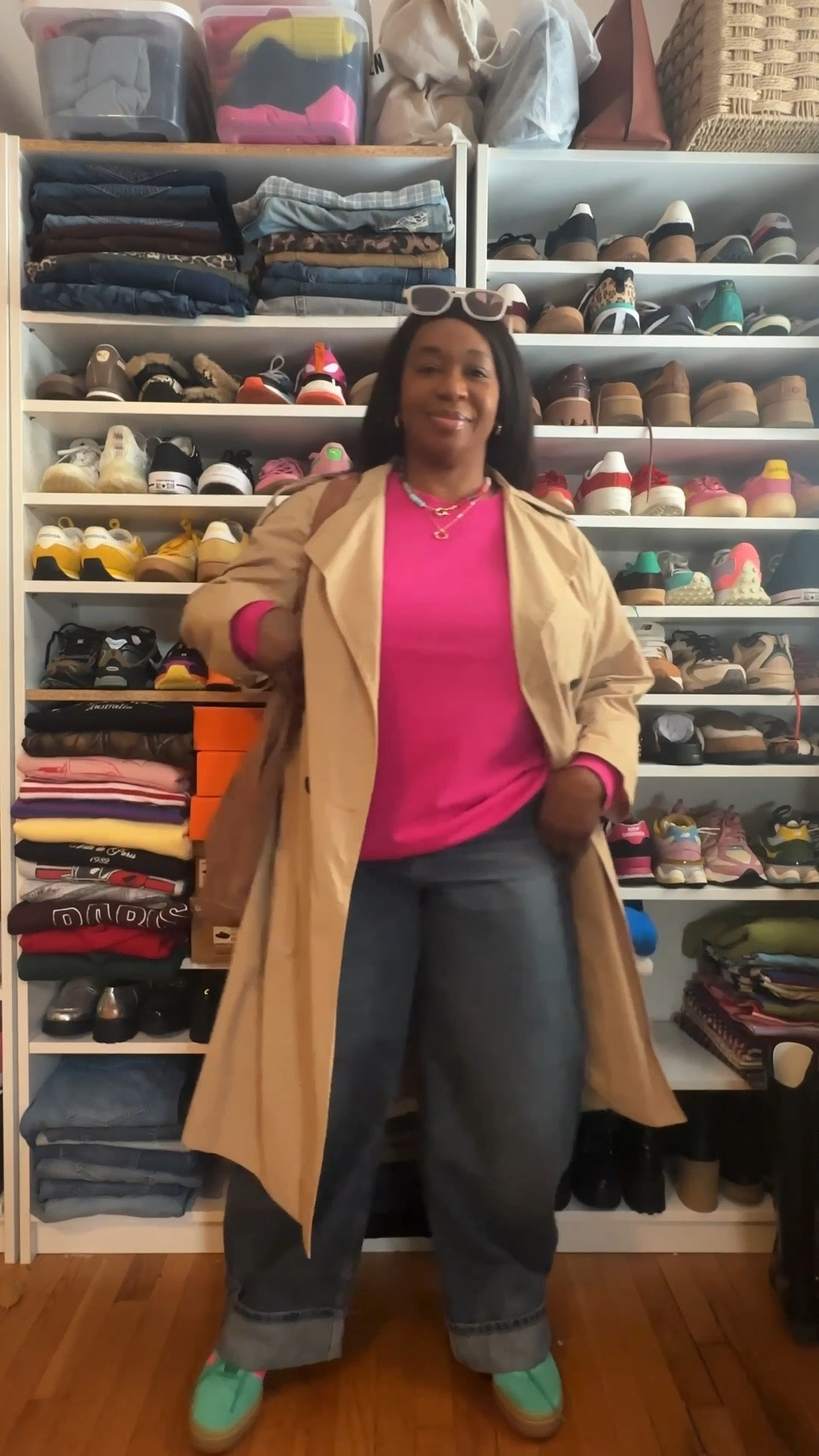 Spring OOTD:
Sweatshirt is XL
Trench & Jeans are Zara
Kicks are an 8


#LTKPetite #LTKMidsize #LTKootd