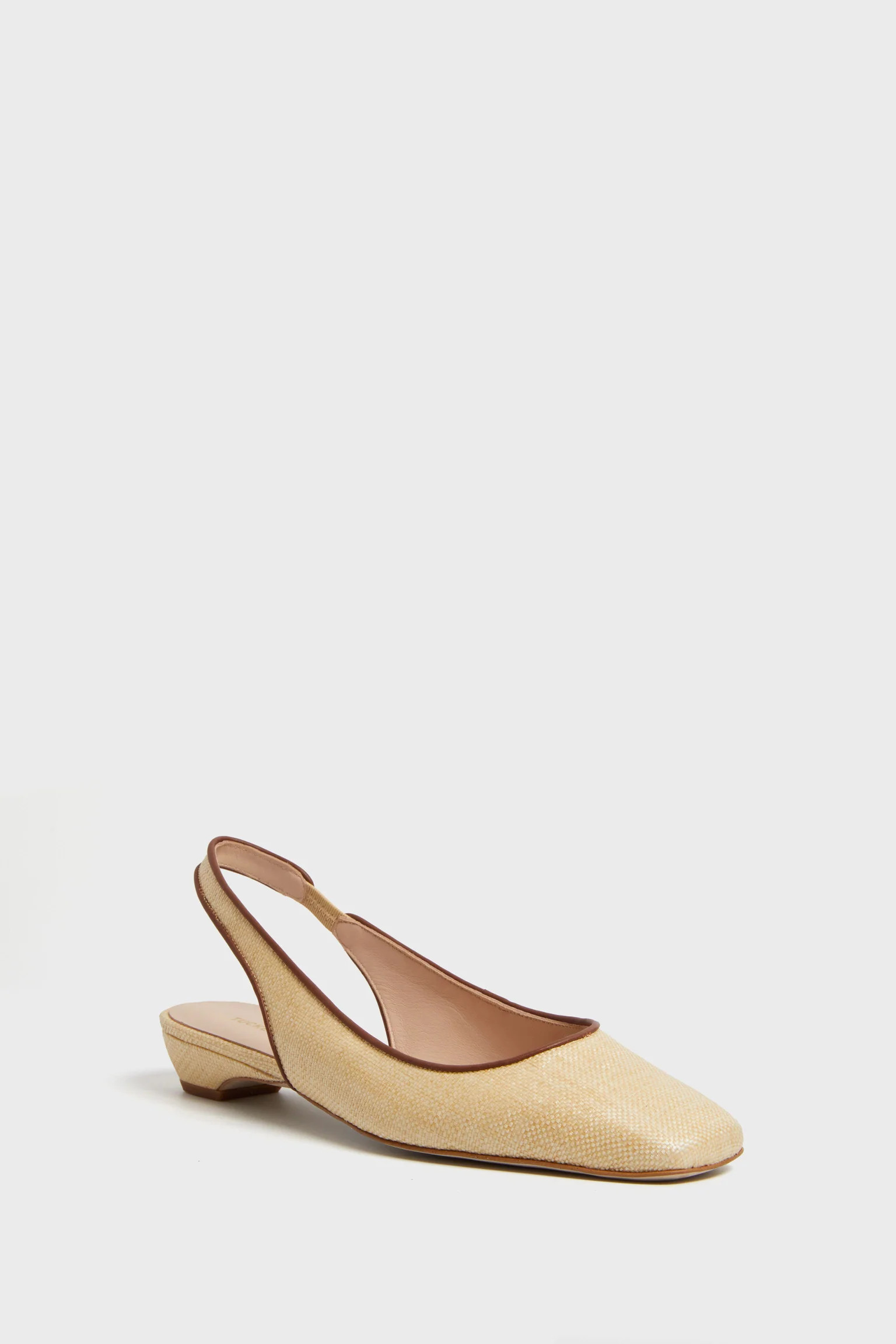 Raffia Liv Slingback Flats | Tuckernuck (US)