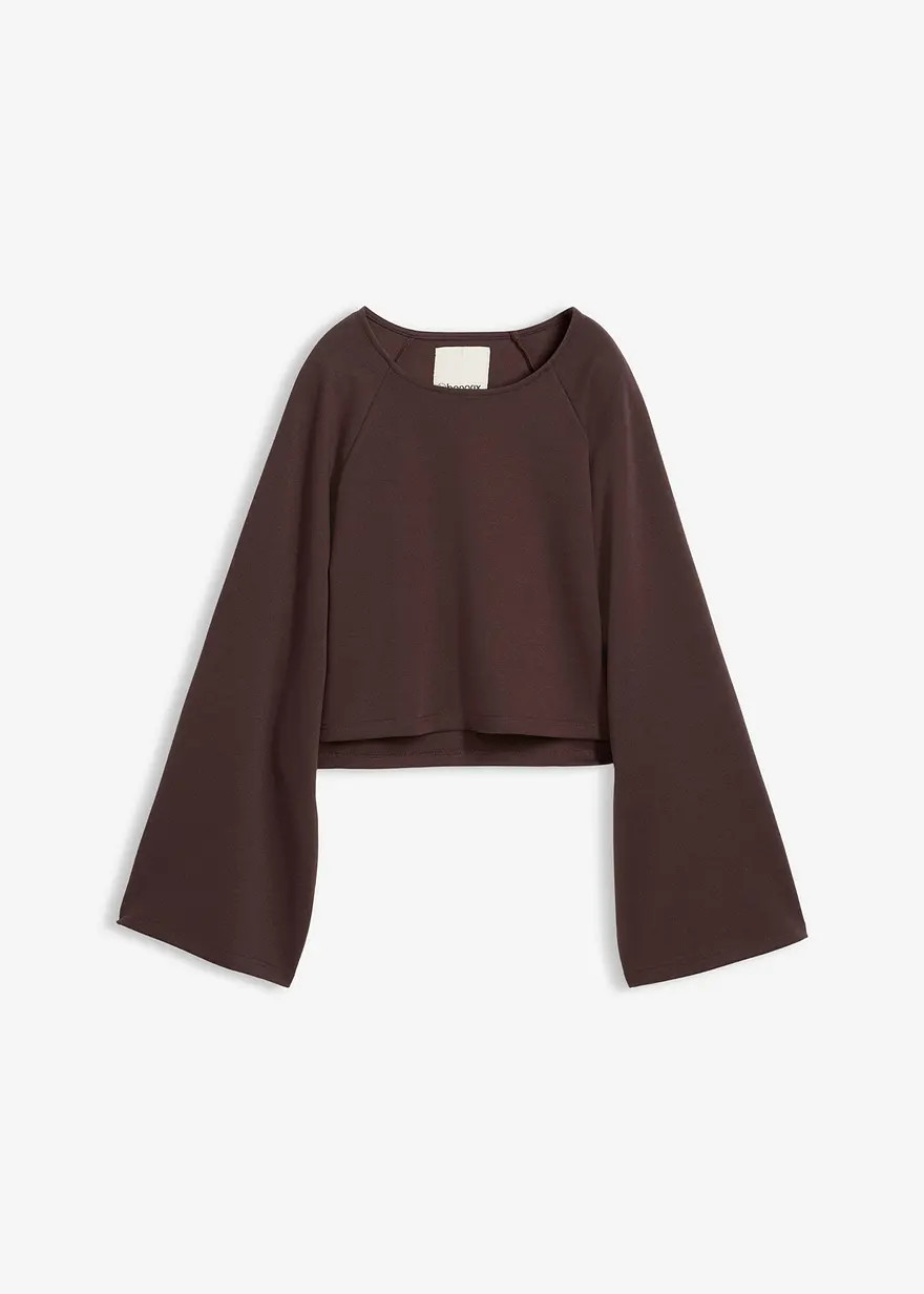 Kurz geschnittenes Cape mit Rundhalsausschnitt und ausgestellten \u00c4rmeln | Bonprix DE