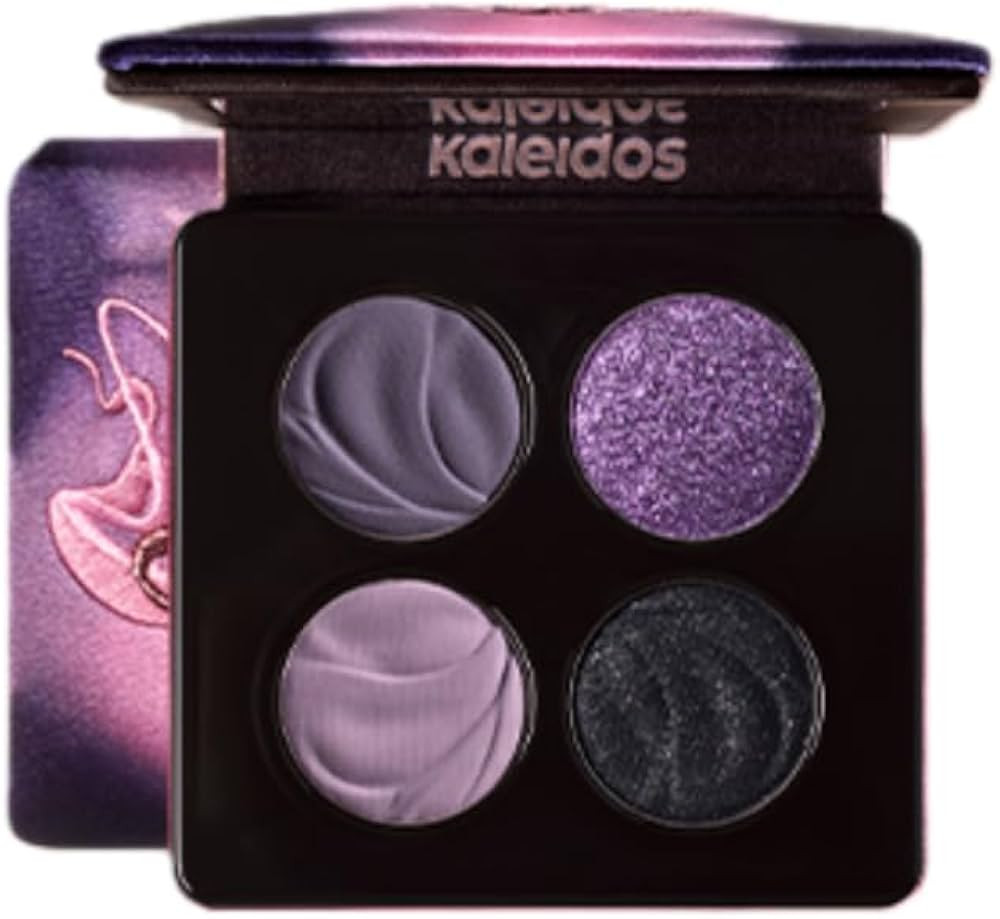 Kaleidos Glitter Eyeshadow Palette, 4 Color High Pigmented Shimmer Eye Shadow Makeup Set with Mat... | Amazon (US)