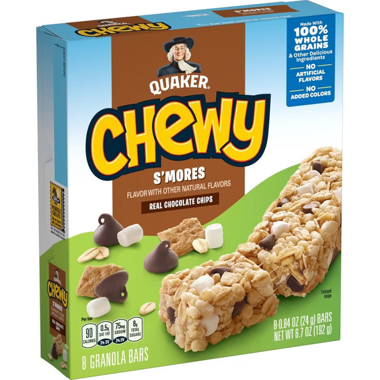 Quaker Chewy Smores Granola Bars - 8ct | Target