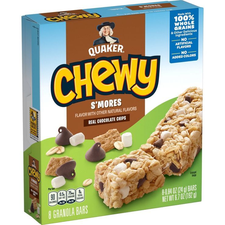 Quaker Chewy Smores Granola Bars - 8ct | Target