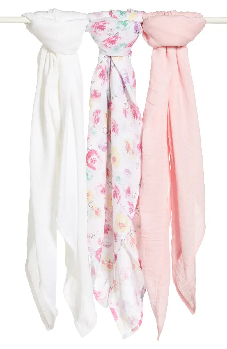 3-Pack Organic Cotton Swaddle Blankets | Nordstrom