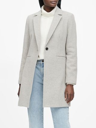 Italian Melton Topcoat | Banana Republic (US)