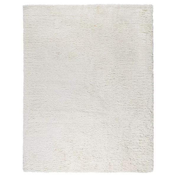 Paris Handwoven Silk Area Rug in Ivory | Wayfair North America