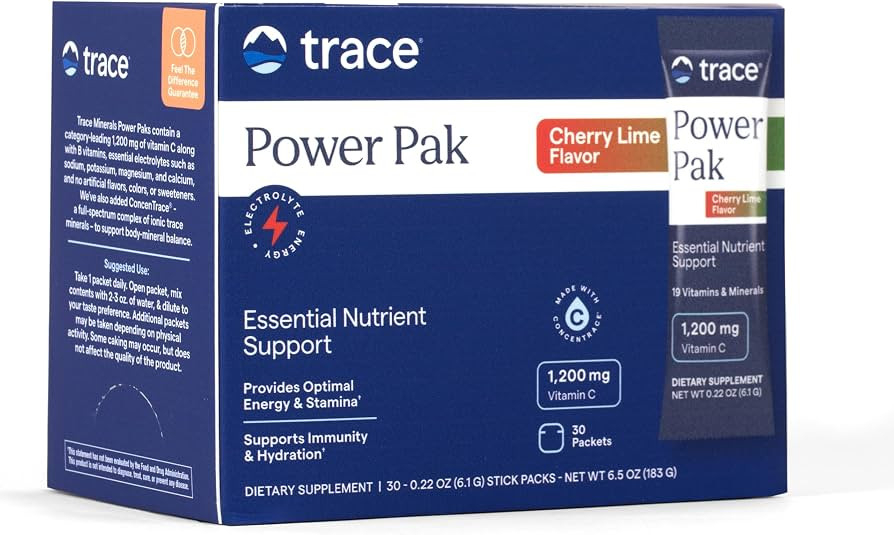 Trace Minerals Power Pak - Multivitamin Packets for Essential Nutrient Support - Hydration, Immun... | Amazon (US)