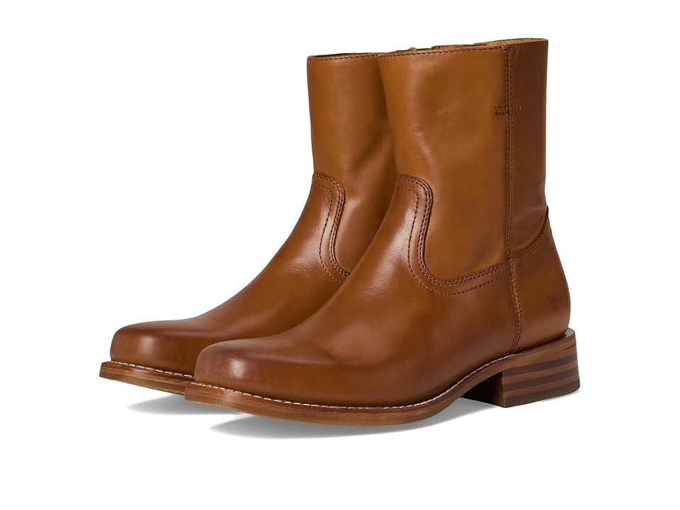 Frye Campus Inside Zip Men's Zip Boots Saddle : 11.5 D - Medium, Leather | Zappos