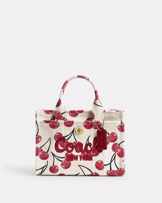 Cargo Tote Bag 20 With Cherry Print | Coach (US)