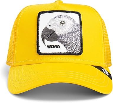 Goorin Bros. The Farm Unisex Original Adjustable Snapback Trucker Hat, Yellow (The Word Parrot), ... | Amazon (US)