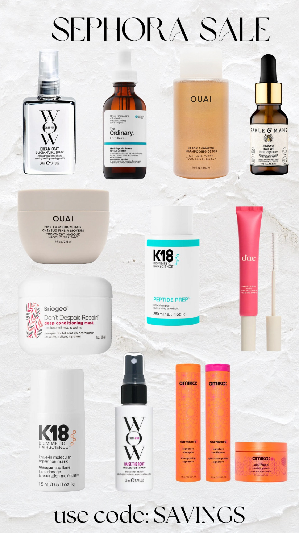 Sephora Savings Event: hair care favorites 

#LTKGiftGuide #LTKSaleAlert #LTKBeauty