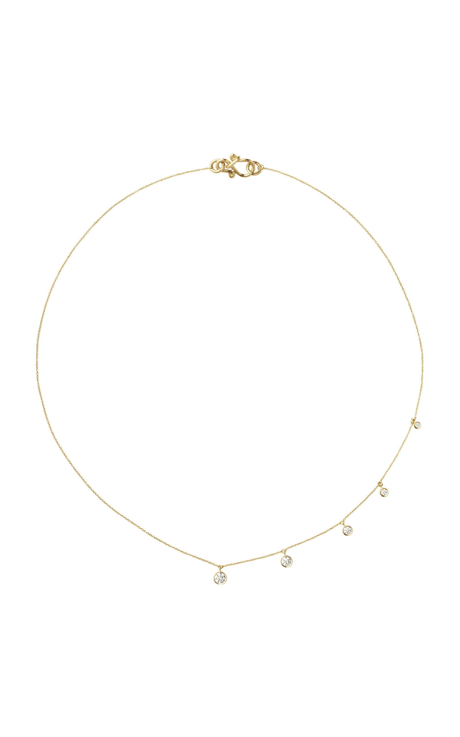 18K Yellow Gold Lou Ensemble Diamant Necklace | Moda Operandi (Global)