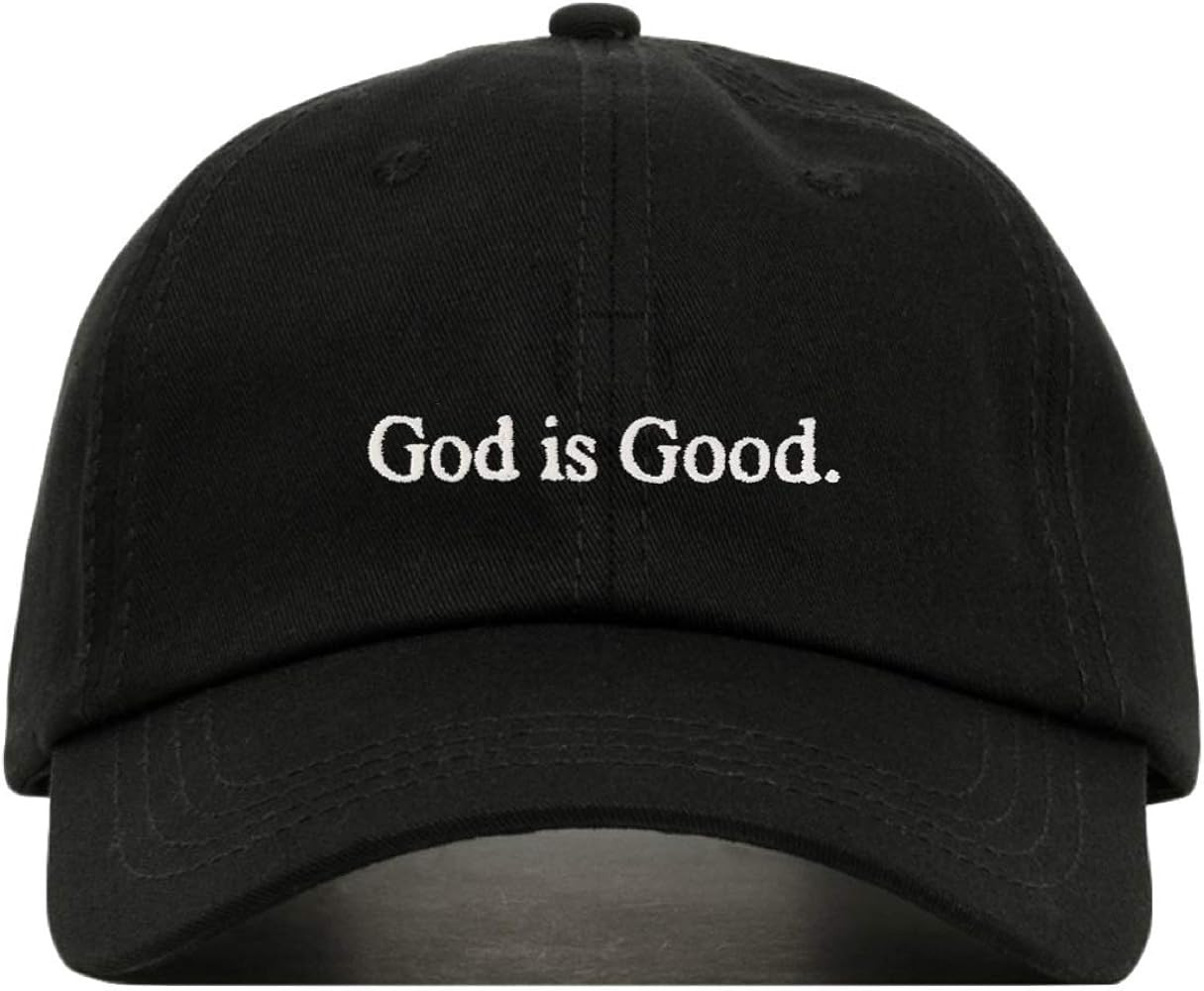God is Good Baseball Hat, Embroidered Dad Cap, Unstructured Soft Cotton, Adjustable Strap Back (M... | Amazon (US)
