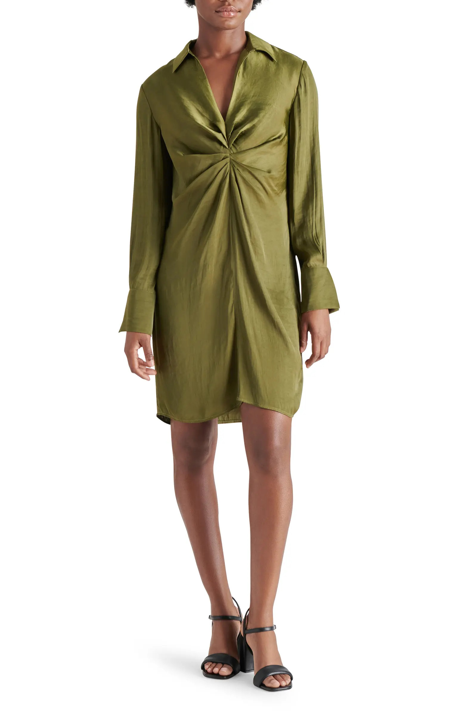 Steve Madden Joanna Long Sleeve Shirtdress | Nordstrom | Nordstrom