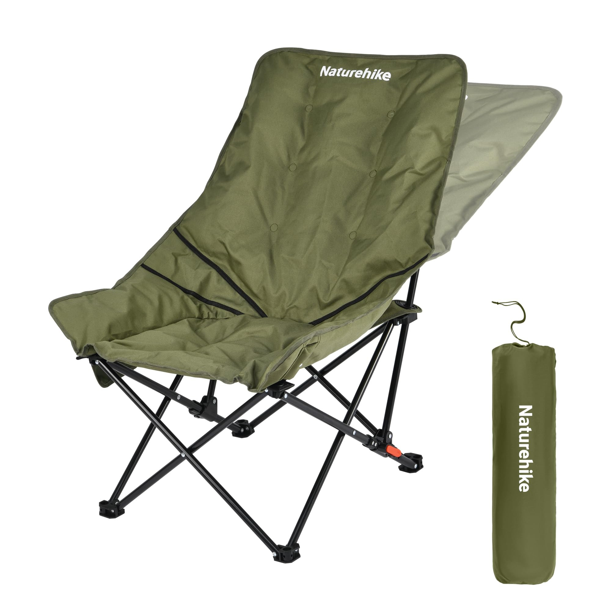 Naturehike Seastar Padded Camping Chair, Oversized 2-Position Adjustable Folding Chair, Portable ... | Amazon (US)