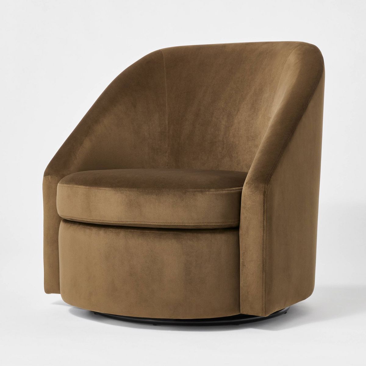 Slope Arm Swivel Chair Velvet - Threshold™ designed with Studio McGee | Target