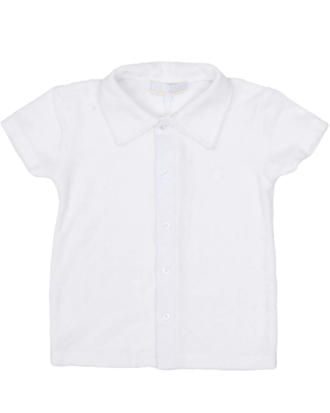 Watson White French Terry Polo | The Oaks Apparel Company