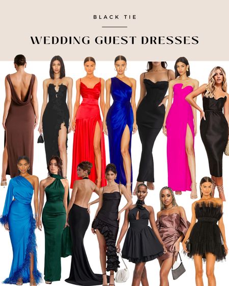 Fall Wedding Guest Dresses - Black Tie 

#LTKstyletip #LTKparties #LTKwedding