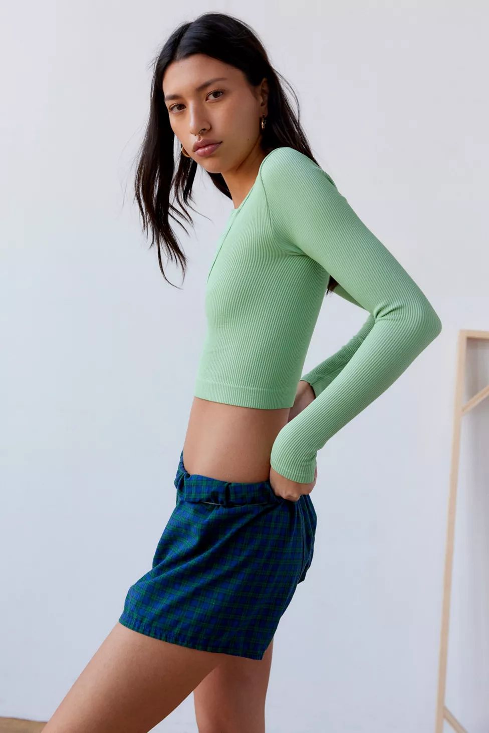 Out From Under Claudia Seamless Henley Top | Urban Outfitters (US and RoW)