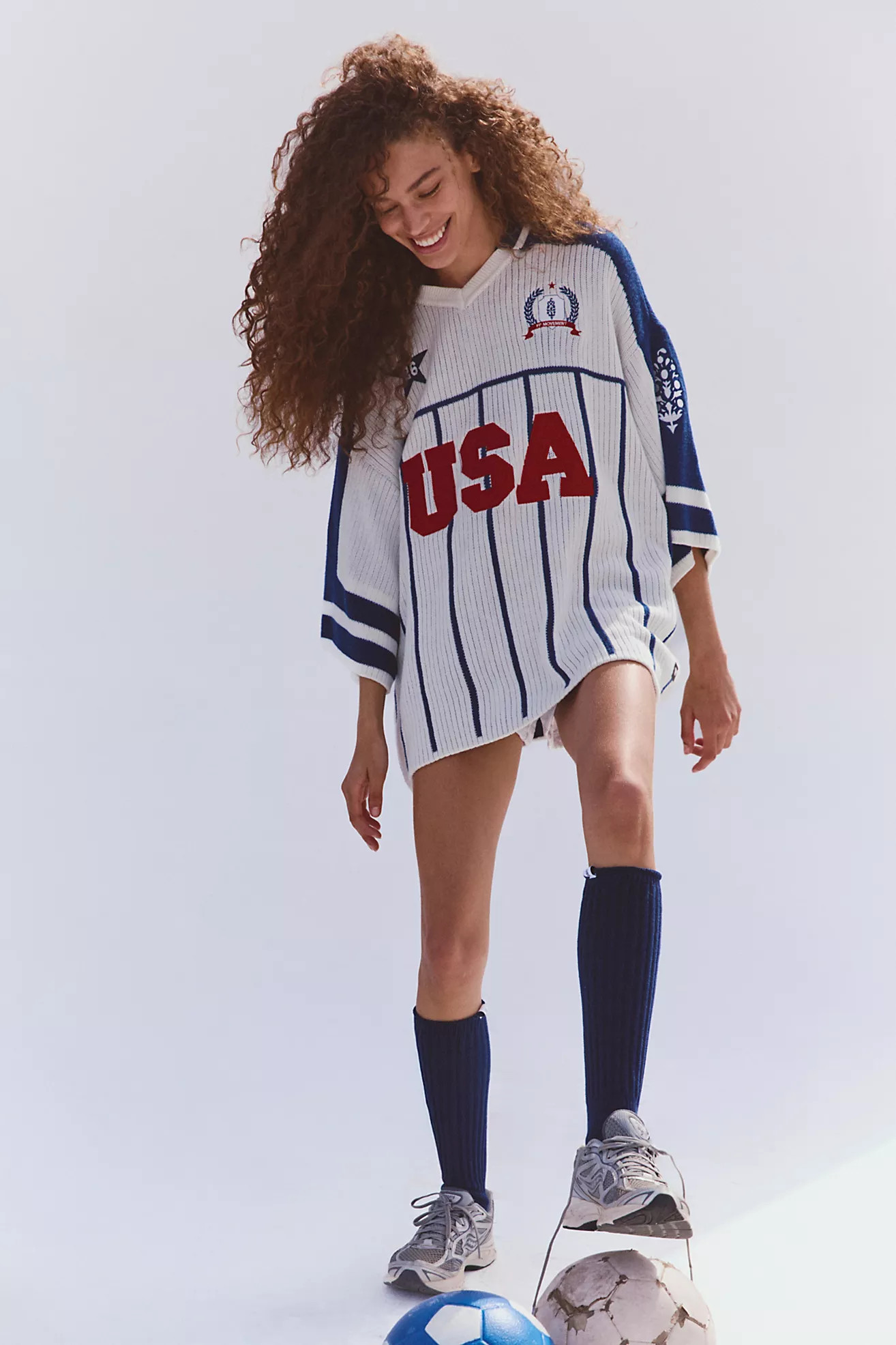 Match Day USA Crochet Jersey | Free People (Global - UK&FR Excluded)