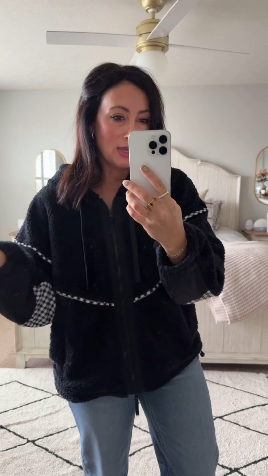 TARGET 🎯 TUESDAY 
• medium top - oversized fit 
• size 8 denim 


#LTKPetite #LTKootd #LTKFindsUnder50