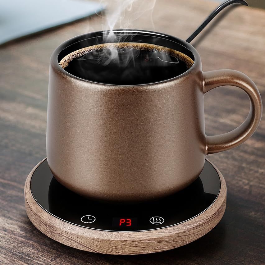 Coffee Mug Warmer with Auto Shut Off for Home Office Desk, Smart Temperature Settings, Electric Beve | Amazon (US)