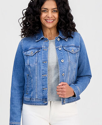 Women's Classic Denim Jacket | Macy's