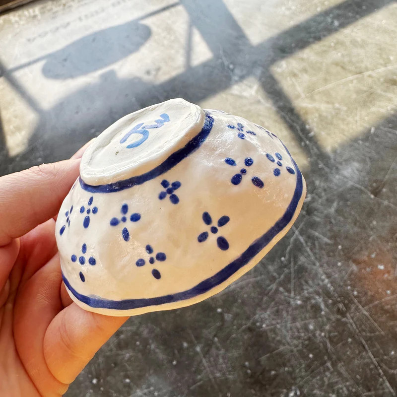 Blue and White Porcelain Dishes  | Jessica Walker | Ruby Clay Company