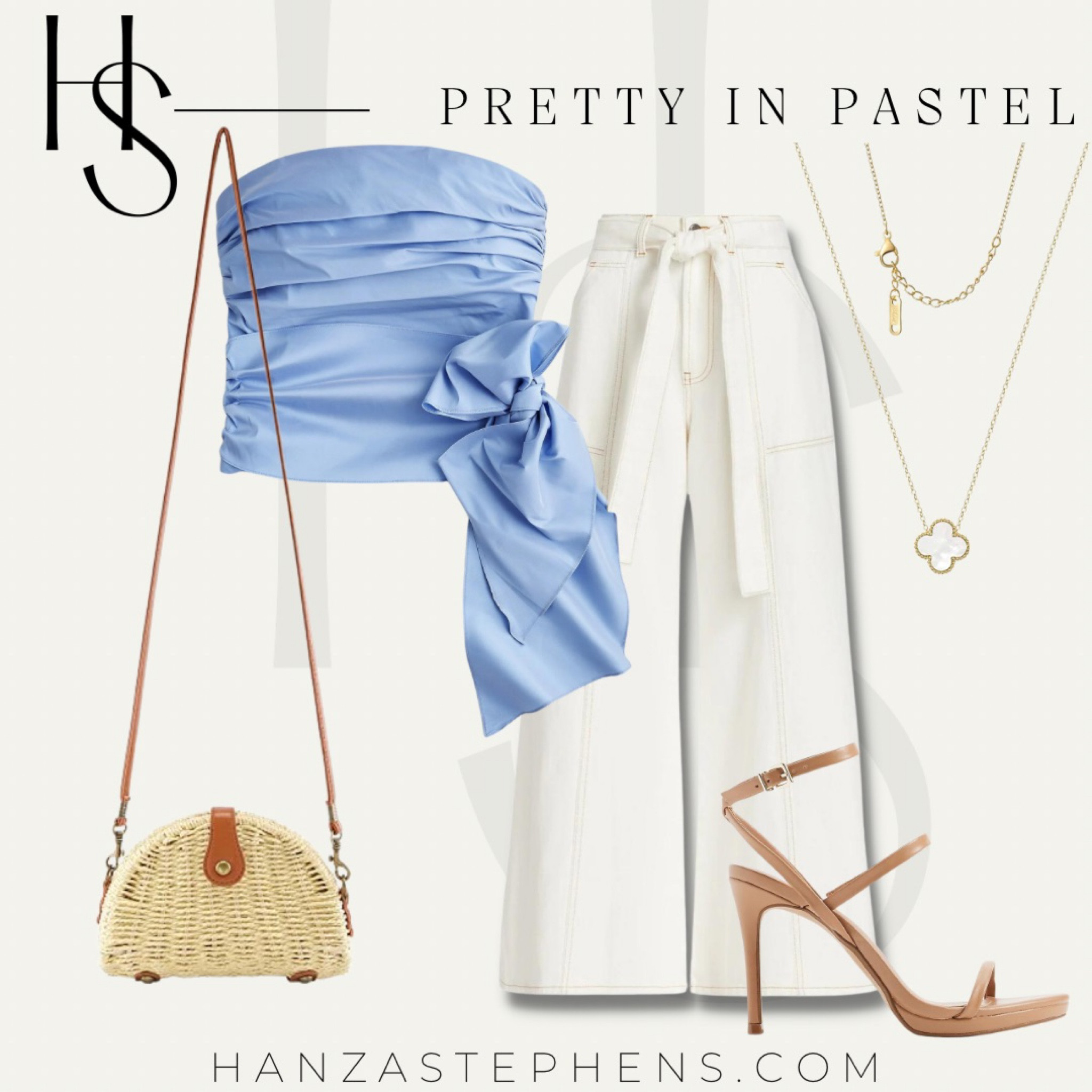 Pretty in pastel - loving this cinched top with white pants!

#LTKstyletip #LTKSeasonal #LTKunder50