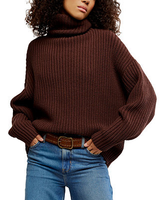 Free People Swim Too Deep Oversized Sweater - Macy's | Macy's