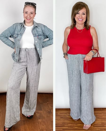 How about these fun linen pants from Target? They can be dressed up or down and with the elastic waist, they are so comfy! 

They are the perfect pair to “wear it at any age"

#LTKSeasonal #LTKFindsUnder50 #LTKStyleTip