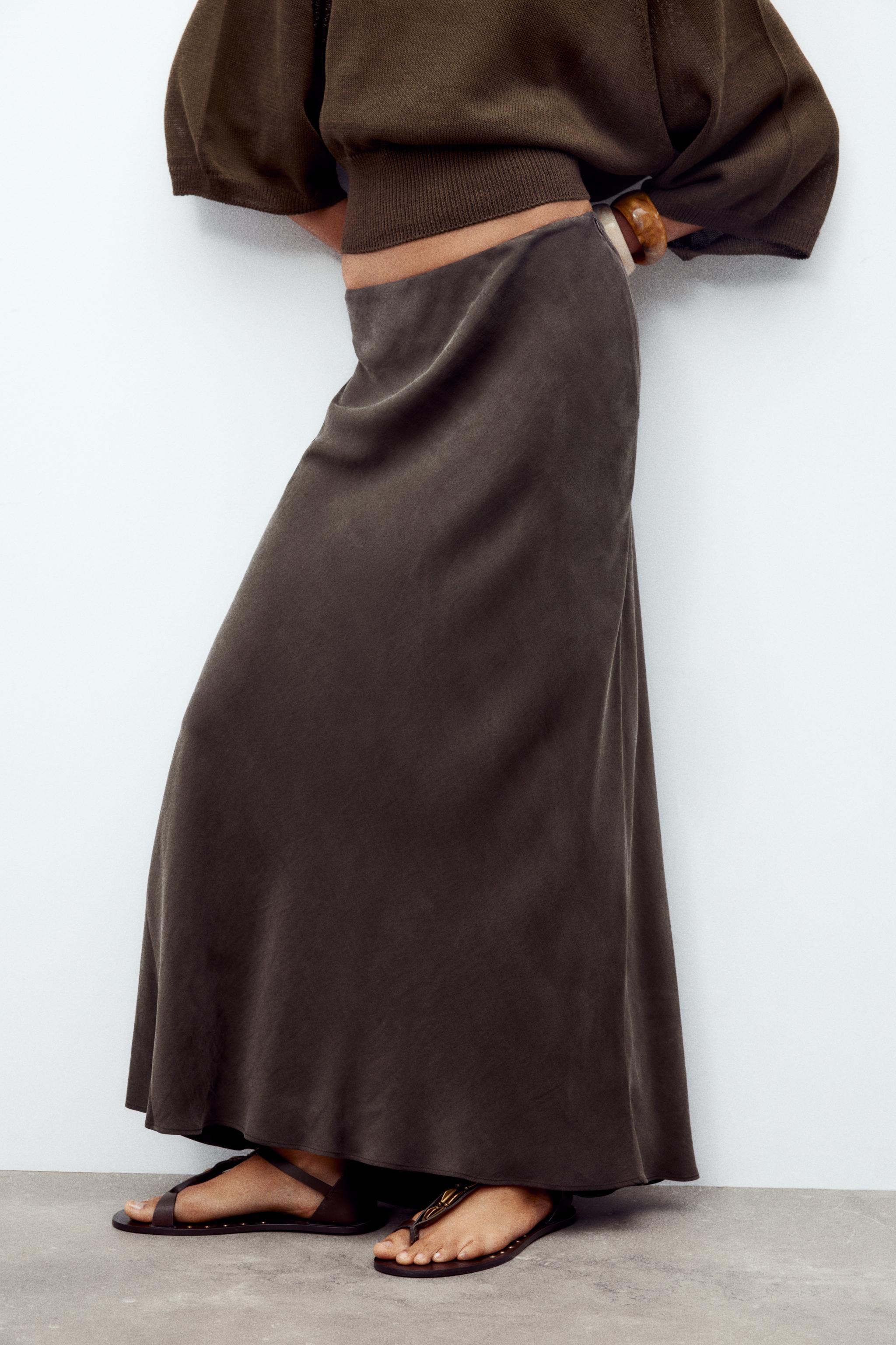 ZW COLLECTION LONG SKIRT | Zara US