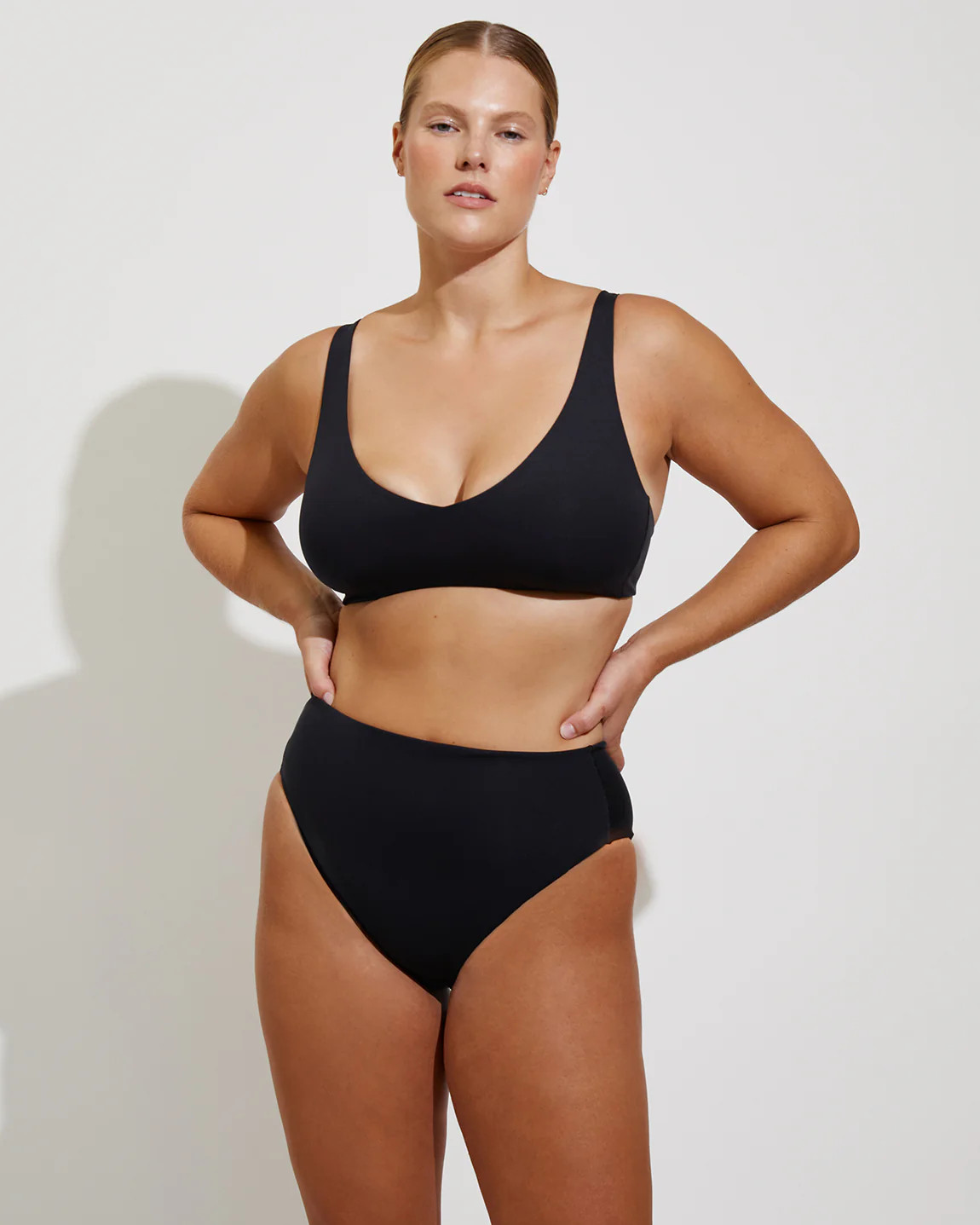 Hi Hi Bottom - High Waisted Bikini Bottom | Left on Friday