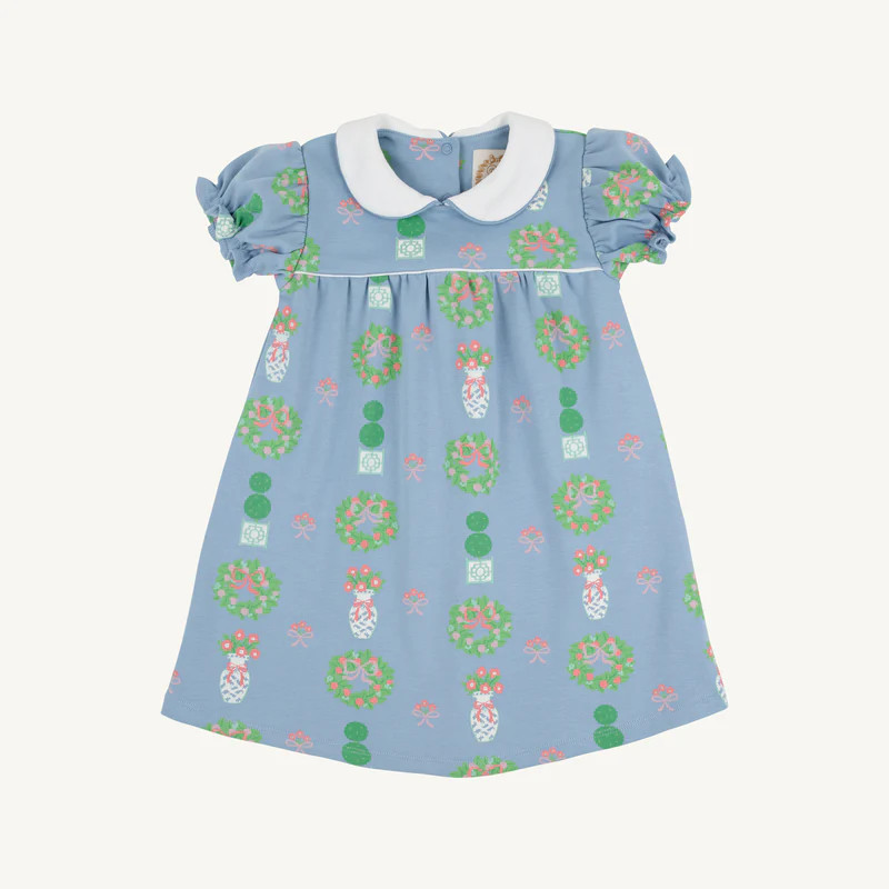 Color
      
      Topiaries and Tangerines (Barrington Blue) with Worth Avenue White | The Beaufort Bonnet Company