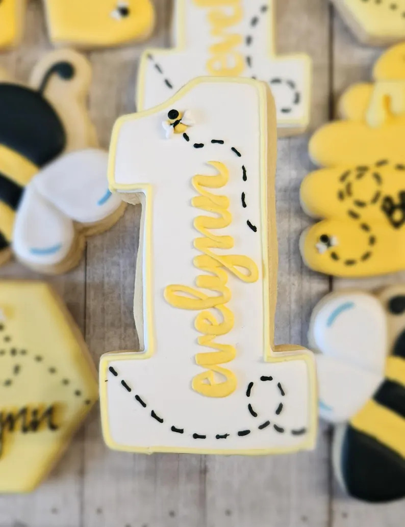 Bee Day Cookies, Happy Bee Day, Happy Bee Day Cookies, Bee Day, It's Your Bee Day - Etsy | Etsy (US)