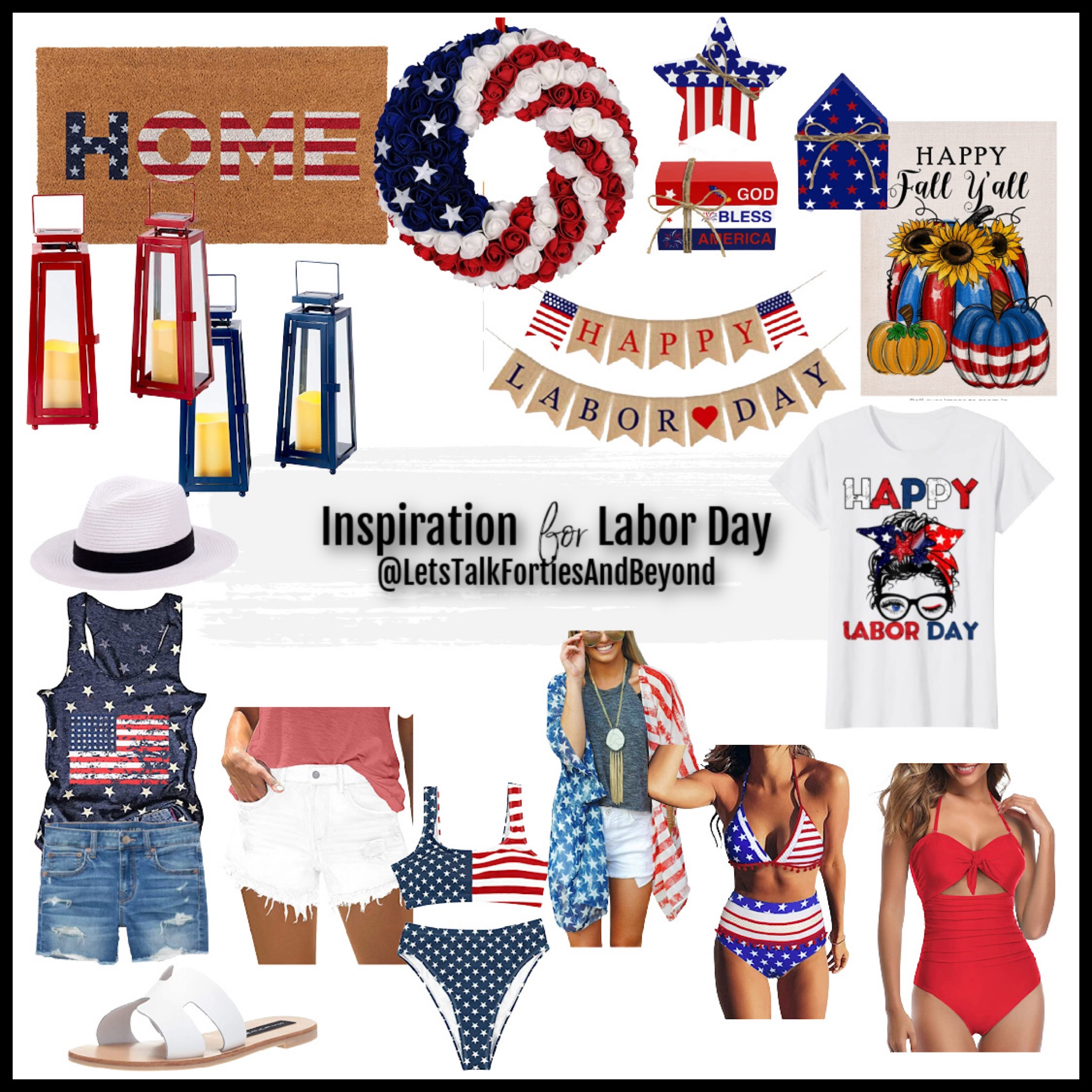Happy almost Labor Day 🇺🇸 

What are your plans this weekend? We are playing it by ear right now as both of my kids are getting over Covid. But I’m hoping if all goes well and everyone is up and running, we might end up with an evening stroll down the beach or a BBQ. 

Here is some home decor and style inspo to help you get into the Labor Day Weekend spirit 😉

𝕃𝕚𝕟𝕜𝕤 𝕥𝕠 𝕊𝕙𝕠𝕡:
☞︎ See something you like? To shop all of these looks, just click on the link in my Bio ⬆️ You can also instantly shop all of my posts by following me on the @shop.LTK shopping app (@LetsTalkFortiesAndBeyond)

#LTAborday #LTKpatrioticdecor #LTKpatrioticstyle #homedecor #LTKamazonfinds



#LTKhome #LTKSeasonal #LTKstyletip