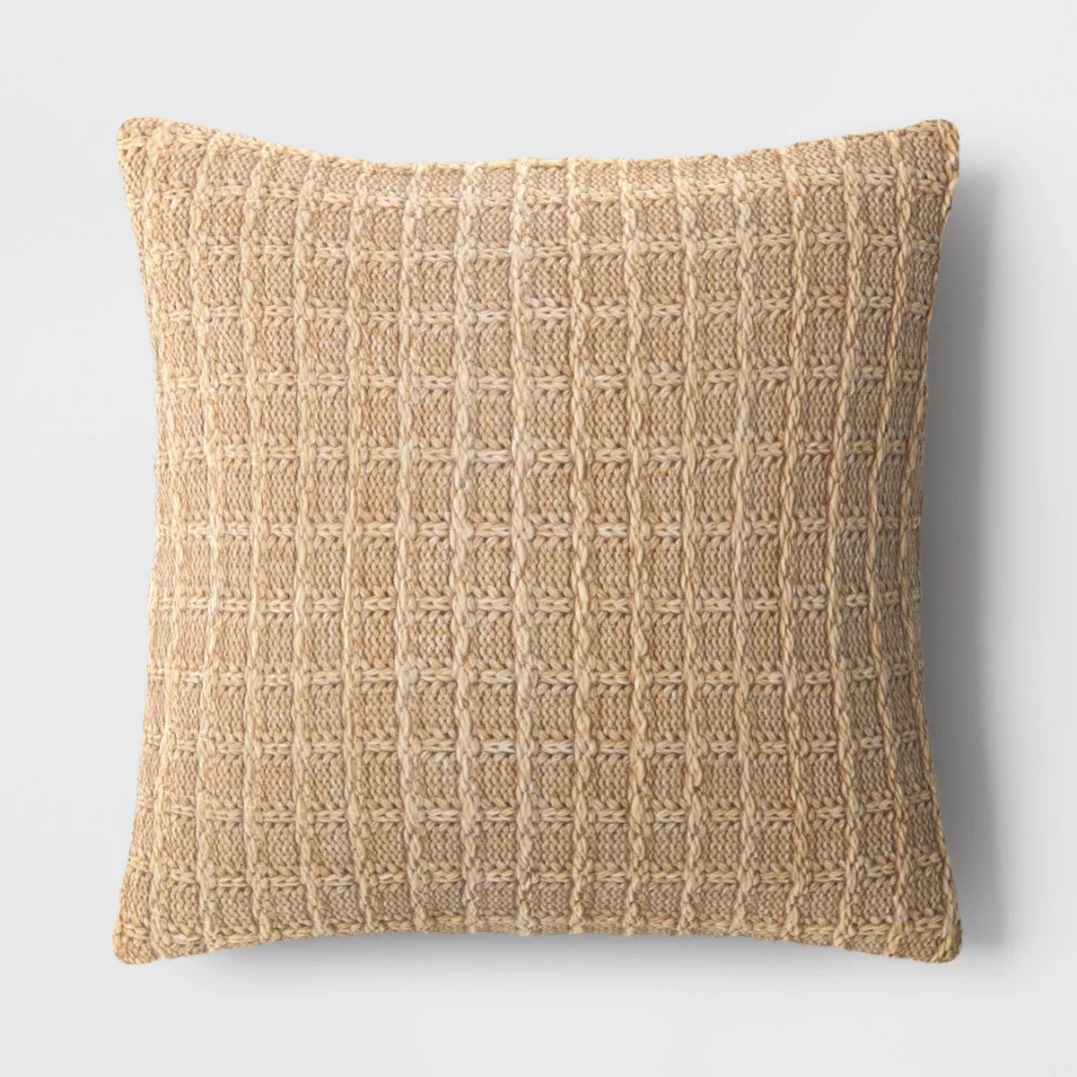 Oversized Marled Knit Square Throw Pillow - Threshold™ | Target
