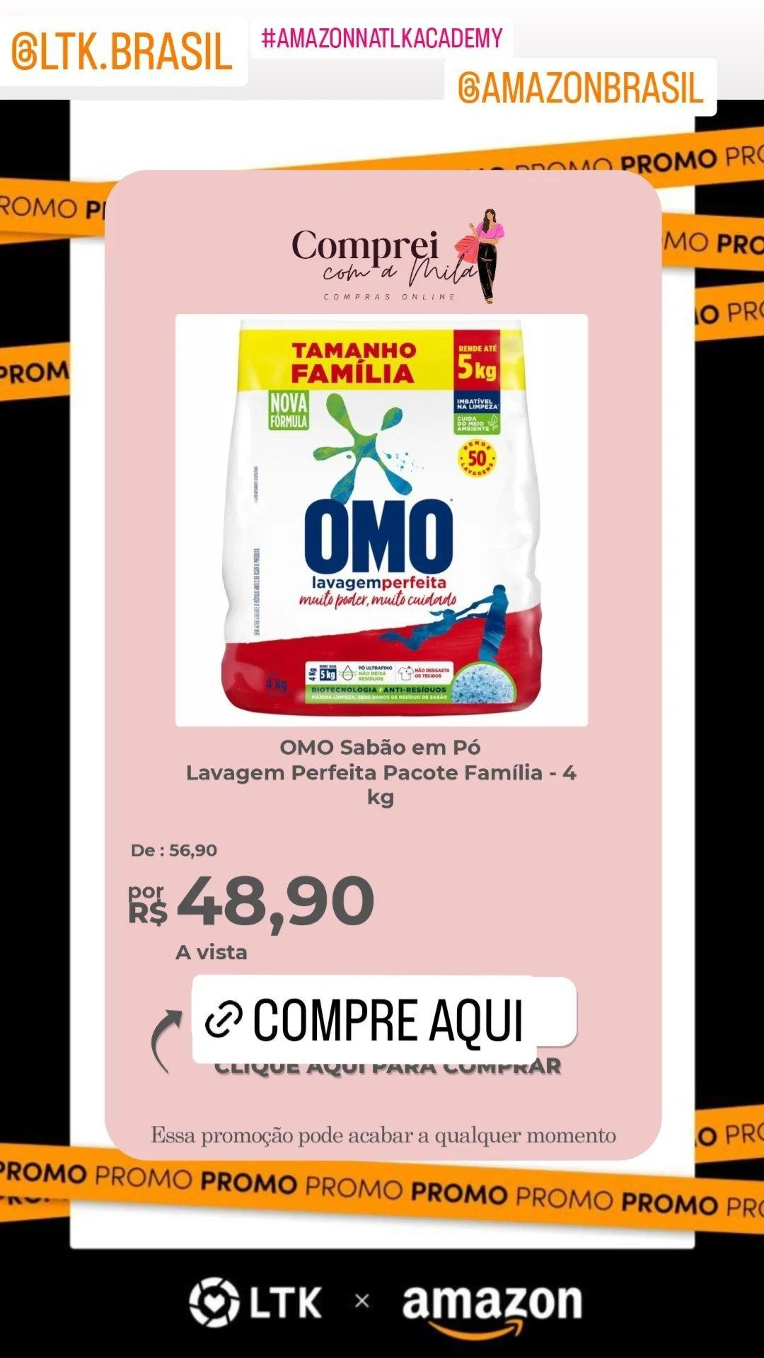 Gente, não sei vocês más eu amoo ❤️ demais cheirar as roupas depois de lavadas.Além de ficarem limpinhas e cheirosas com o sabão OMO. Aproveita essa oferta que está boa demais.

#LTKfamily #LTKbrasil #LTKhome