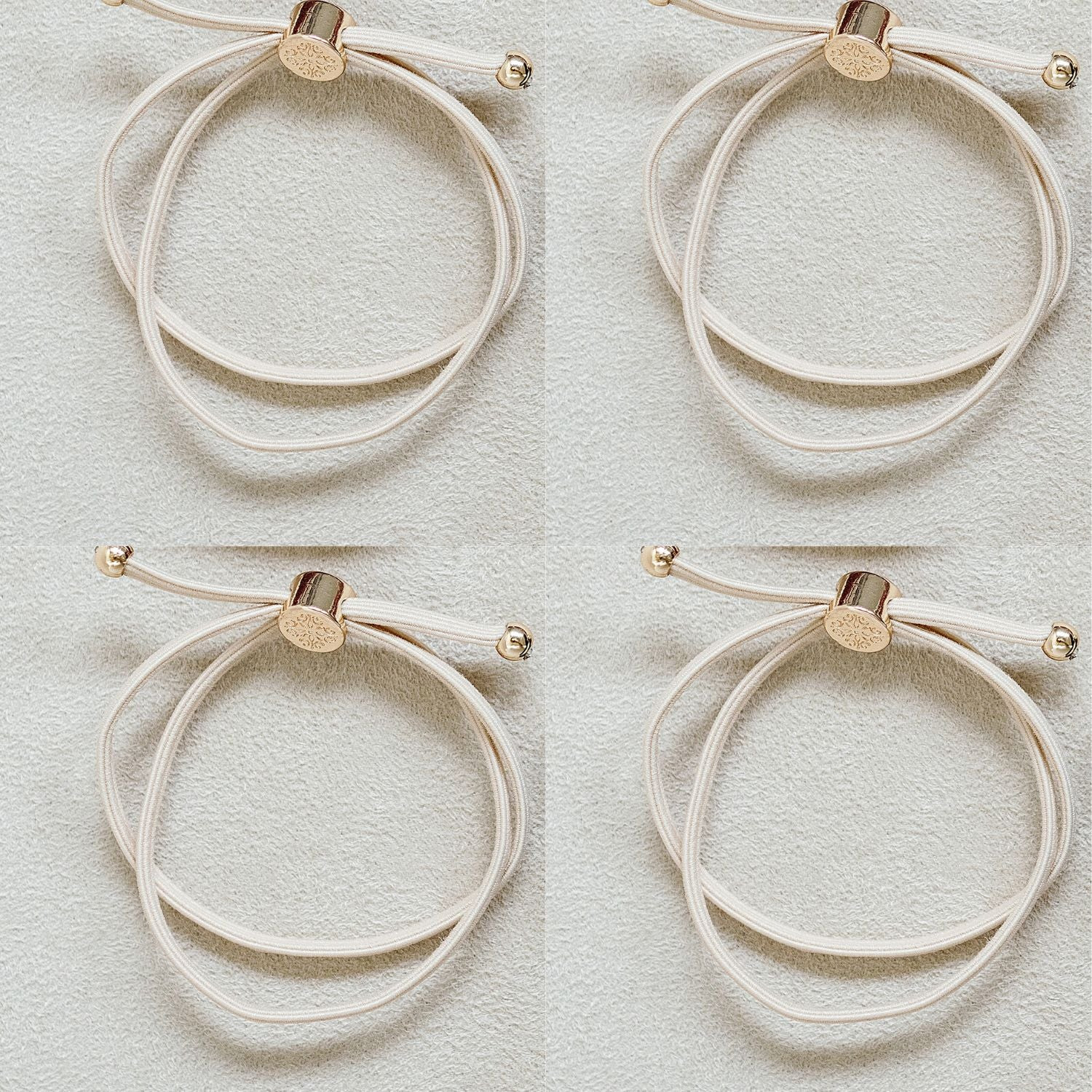 Skinny Hair Tie Set In Dark Neutral | Smith and Co. Jewel Design