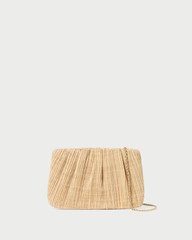Brit Natural Flat Pleated Clutch | Loeffler Randall