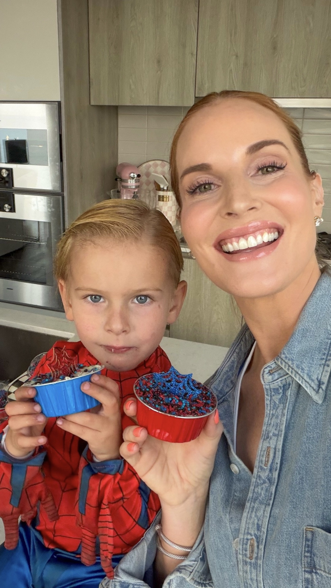 Spidey moms, this one’s for you 🕷️🍰

I turned naptime into a little Spider-Man dot cake session for my resident superhero and yes, my kitchen looked like a crime scene after. Worth every second for that face.

If you have a boy who lives in his Spidey suit, I know you get it! 

Linked the supply list for this fun recipe!

#LTKKids #LTKfoodie #LTKmomlife