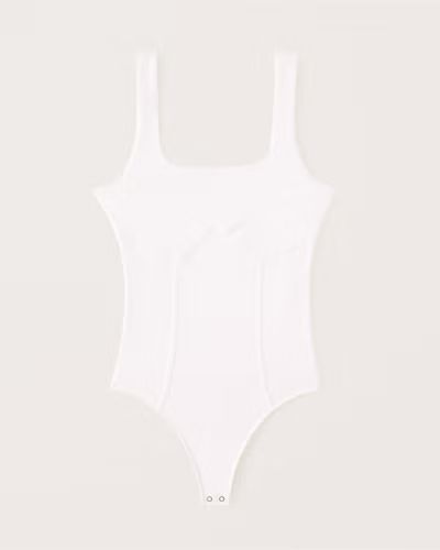 Double-Layered Seamless Fabric Corset Bodysuit | Abercrombie & Fitch (US)