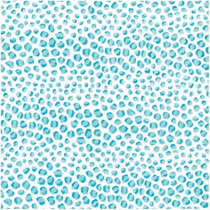 Caspari Just Spots Turquoise Gift Wrap - 1 Roll of Wrapping Paper | Amazon (US)