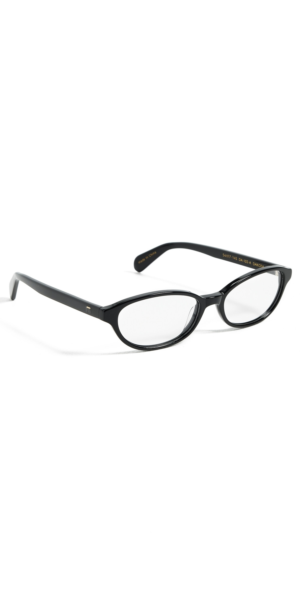 Elisa Johnson Dakota Glasses Gloss Black One Size | Shopbop