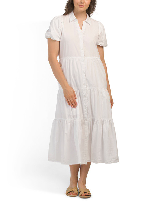 Tiered Midi Dress | TJ Maxx