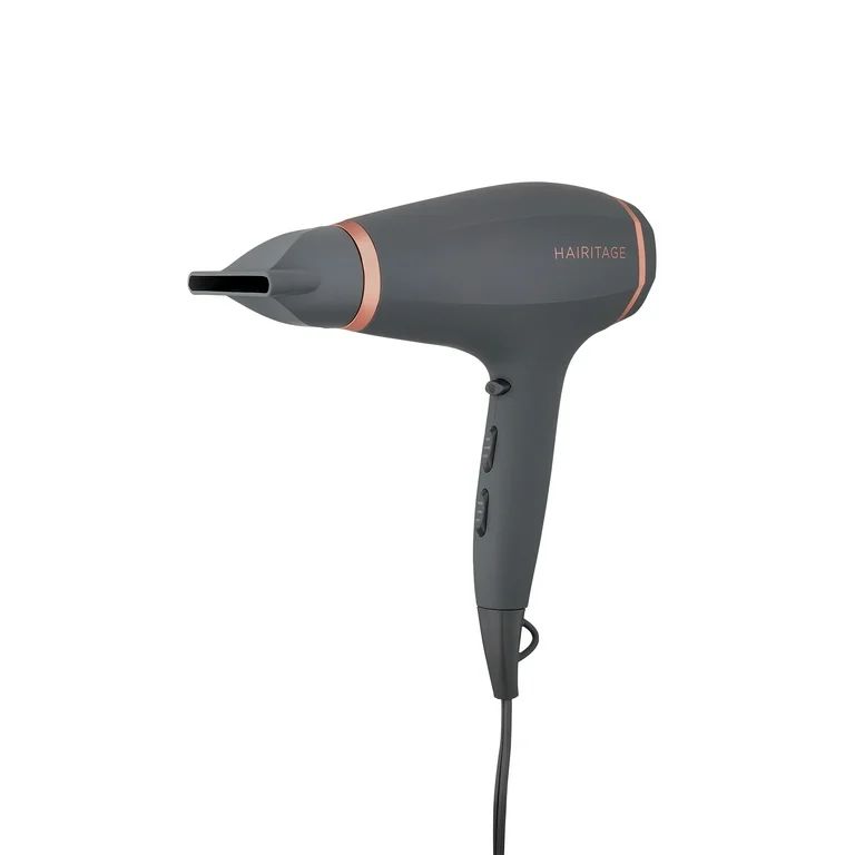 Hairitage Comin' In Hot Hair Dryer |1875 Watts Ionic Hair Dryer for Frizz Control & Shine | Power... | Walmart (US)