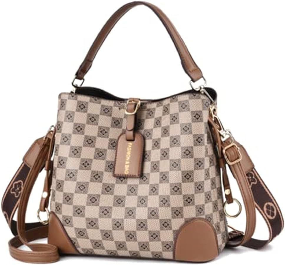Women Handbags and Purse Tote Bags Ladies Satchel Shoulder Bag Retro Top Handle Hobo Purse | Amazon (US)