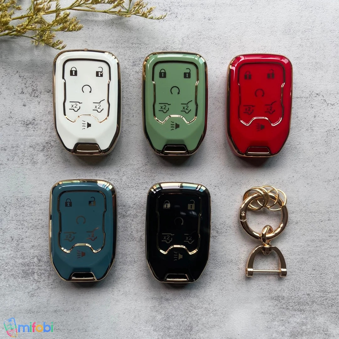 Key Fob Cover Case for GMC Yukon Denali Sierra Chevy Tahoe Suburban Keyless Remote | Etsy (US)